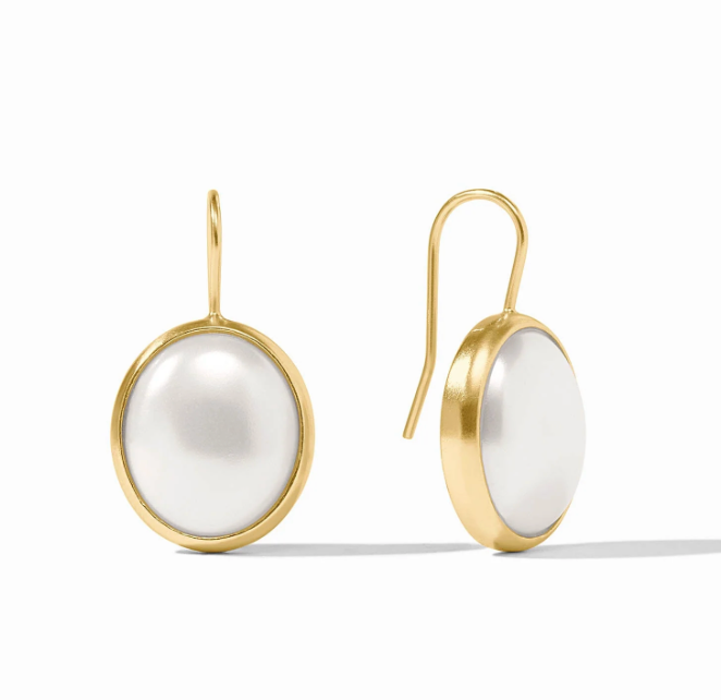 Laguna Stone Earring- Pearl