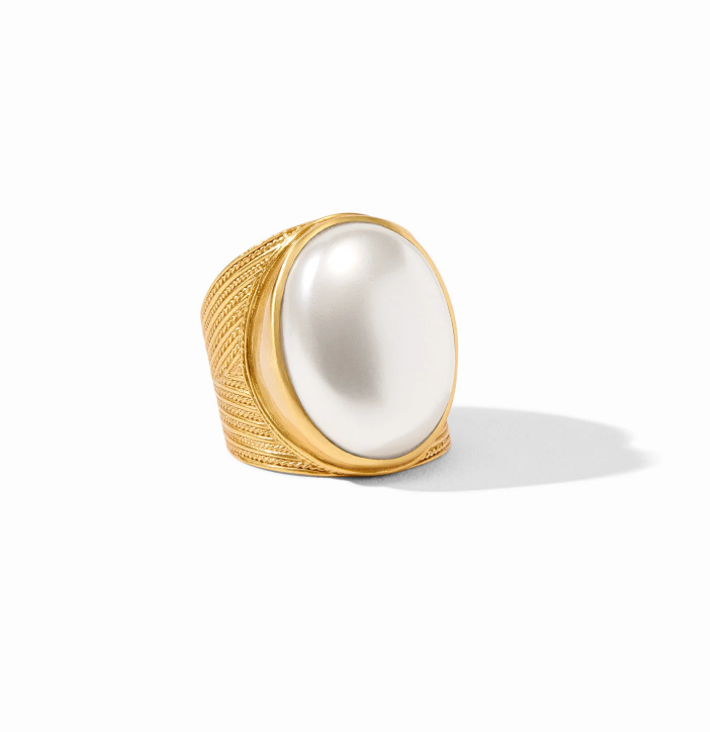 Verona Statement Ring- Pearl