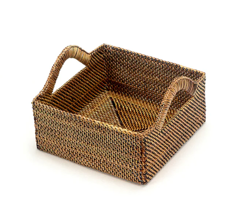 Square Basket with Handles