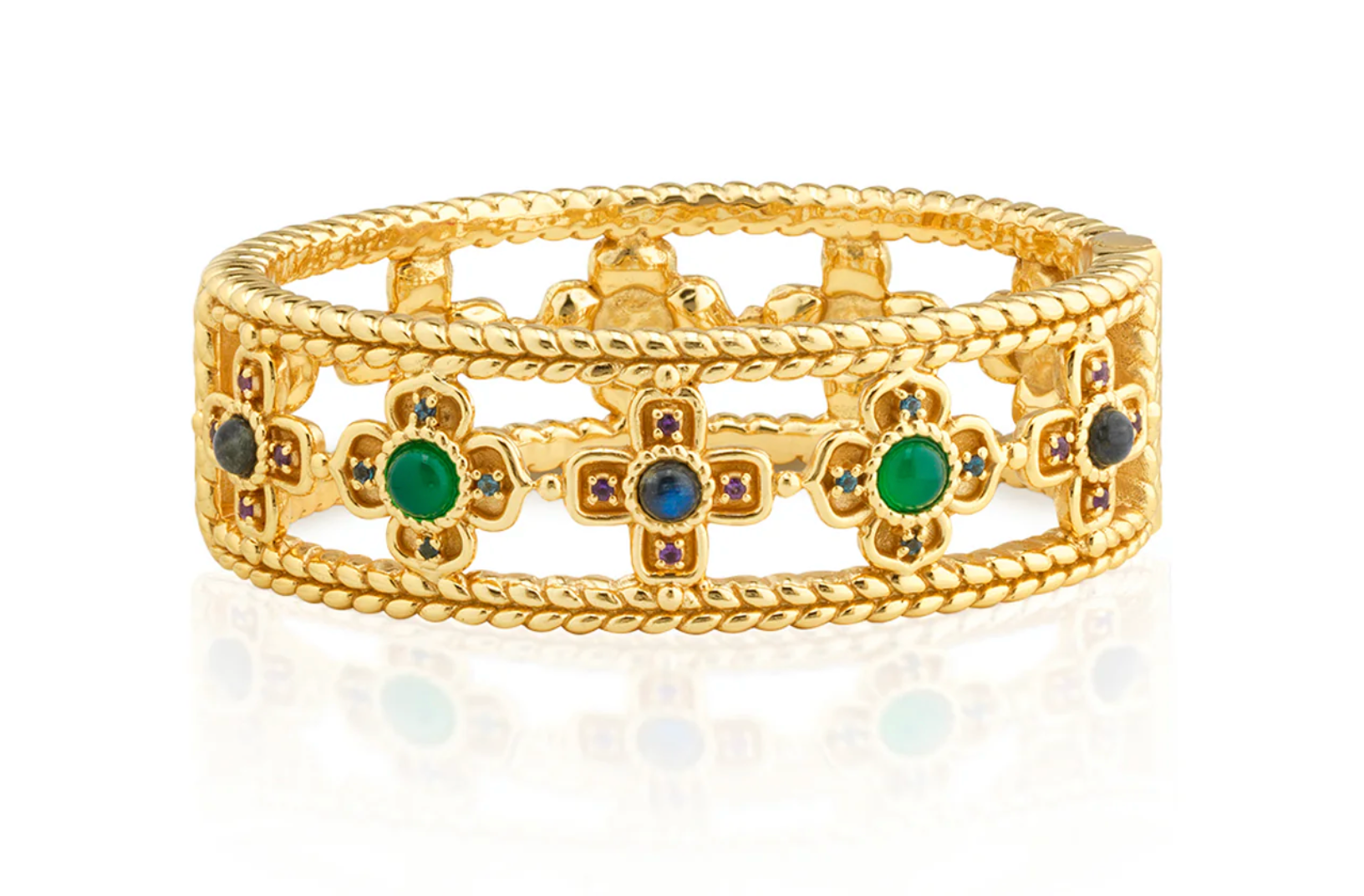 CONTESSA Hinged Bangle S/M