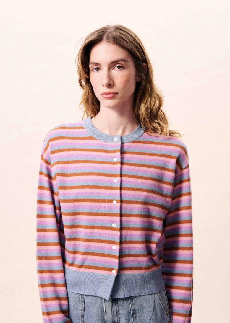 LIGHT BLUE CARDIGAN ADRIA