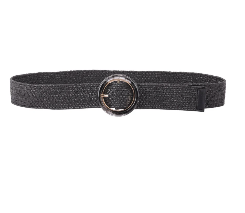 Classic Circle Resin Stretch Belt