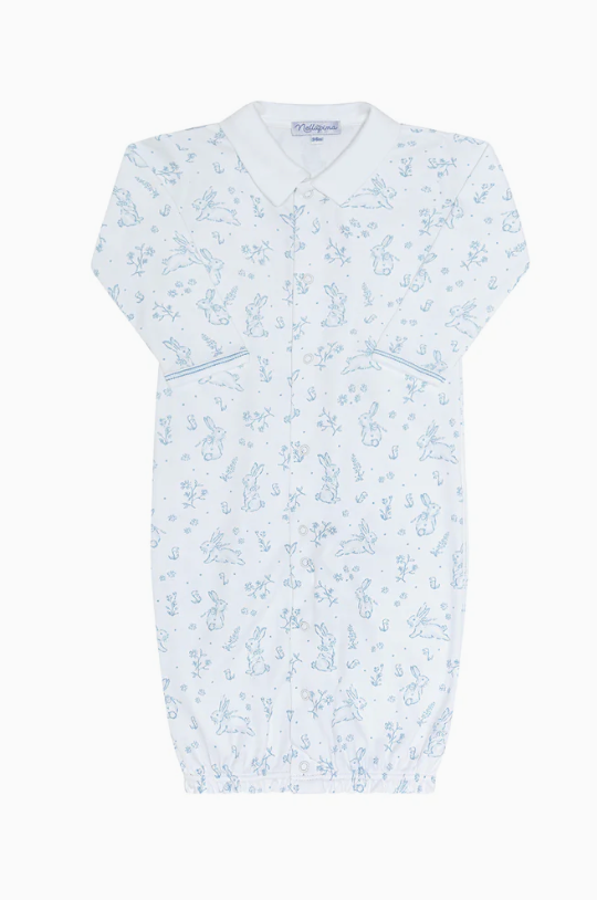 Blue Bunny Toile Converter Gown