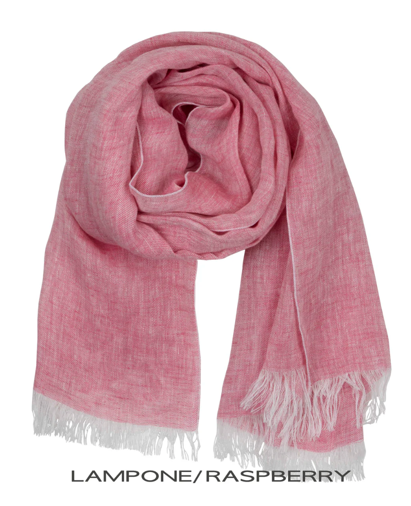 Italian Artisan Gauze Linen Scarf