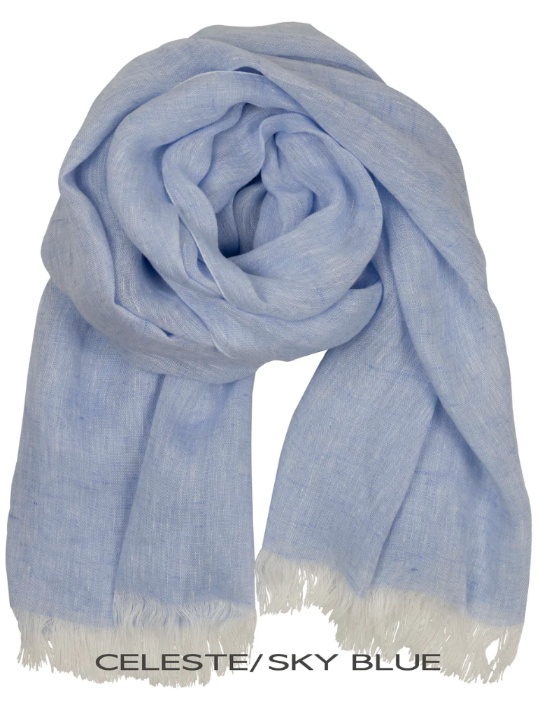 Italian Artisan Gauze Linen Scarf