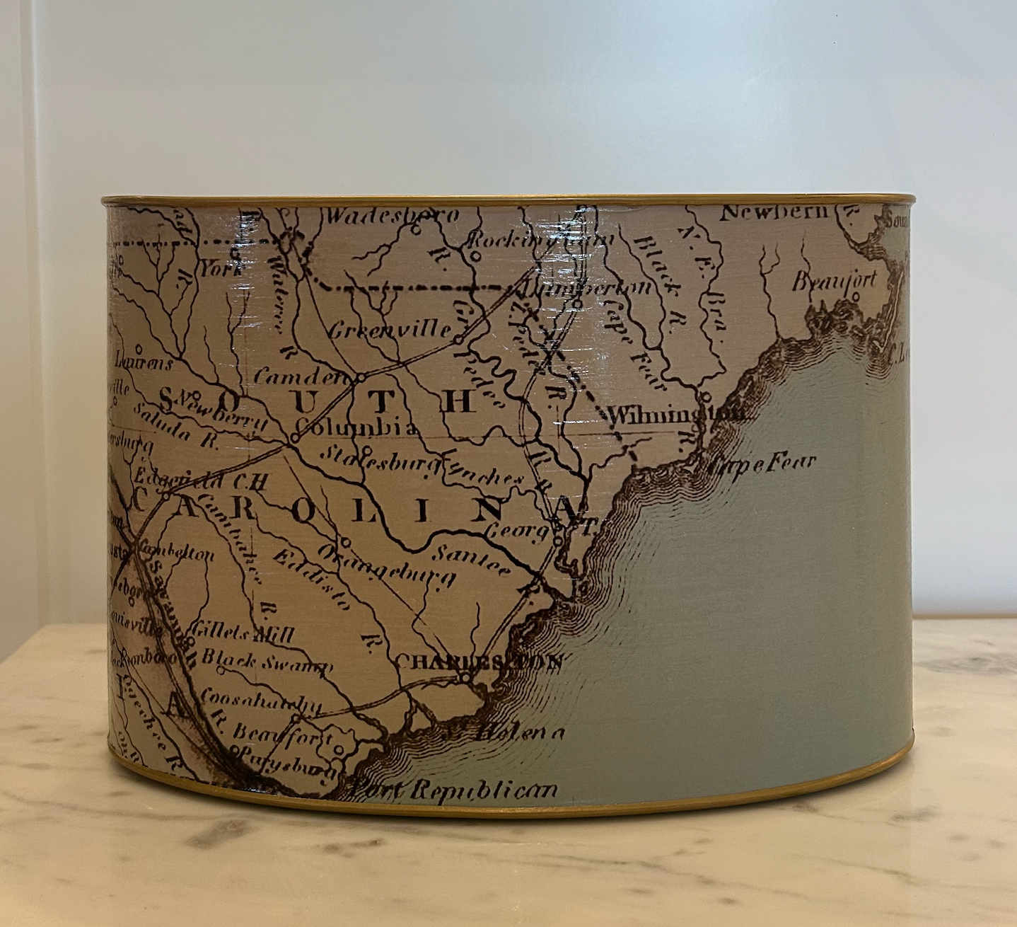 South Carolina Map Letter Holder