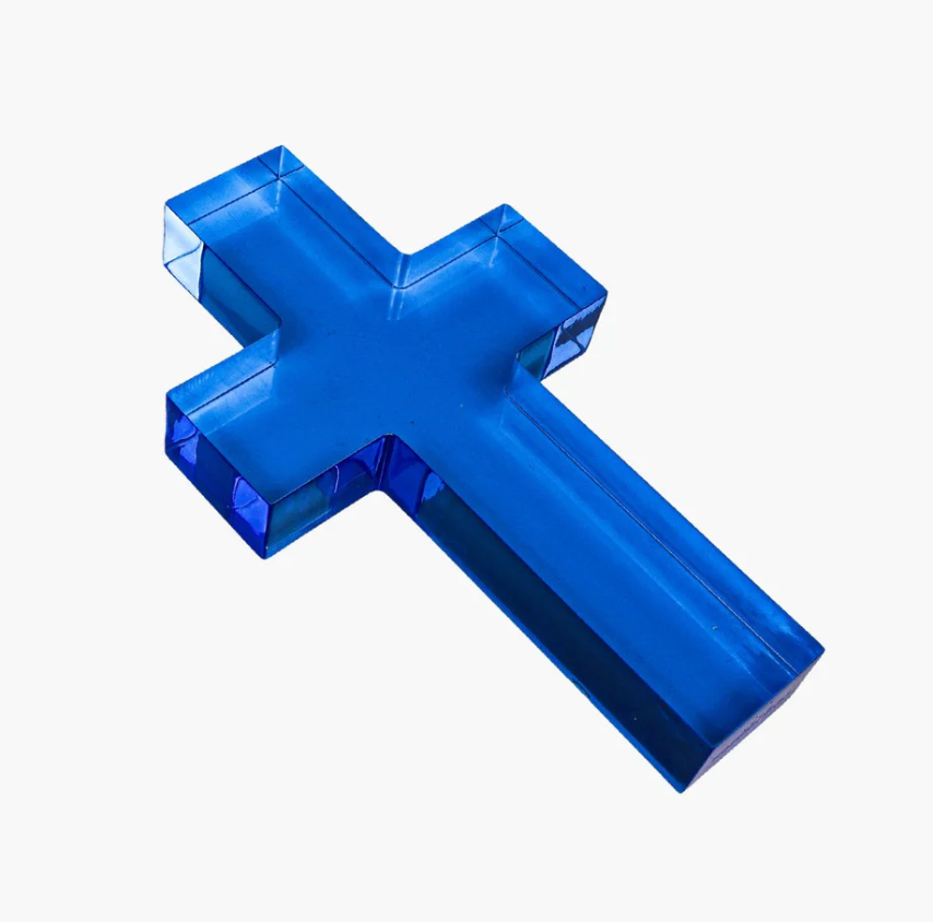 Large Acrylic Weighted Cross