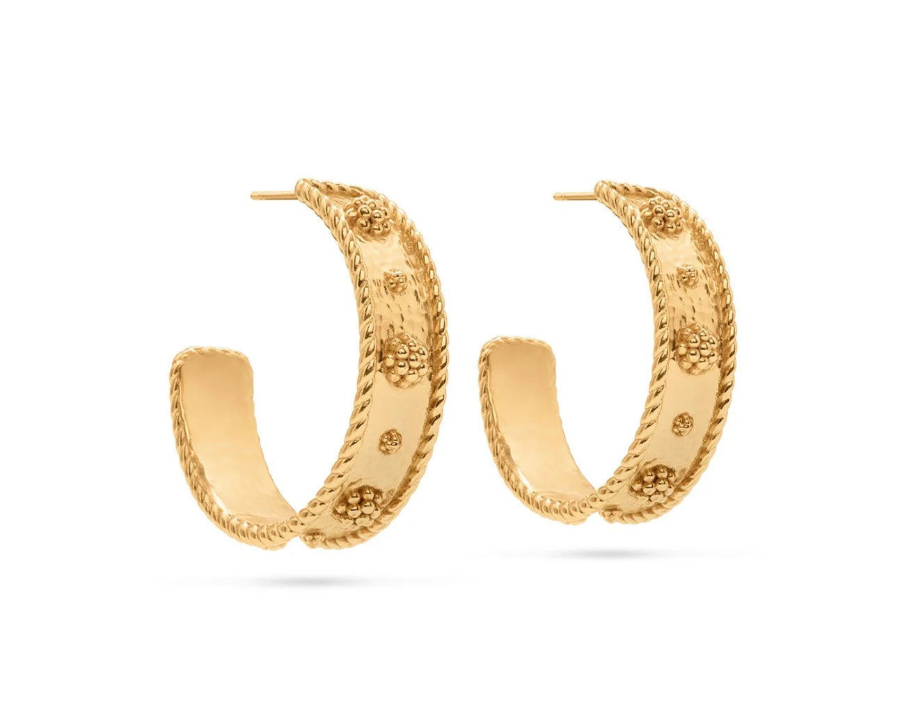 Berry Classic Hoop Earrings