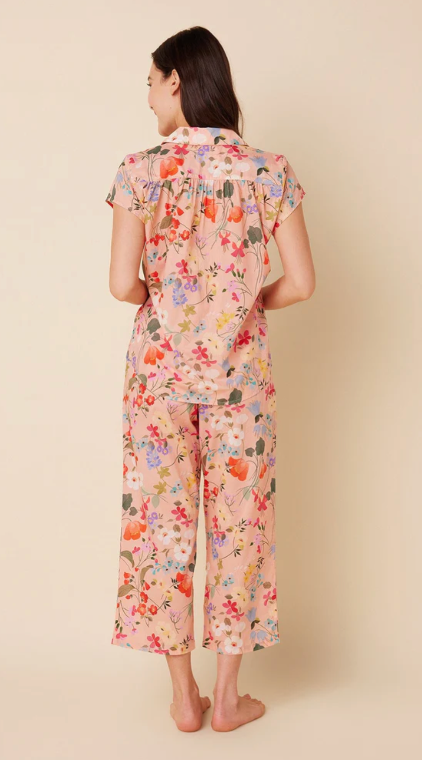 Strawberry Fields Voile Capri