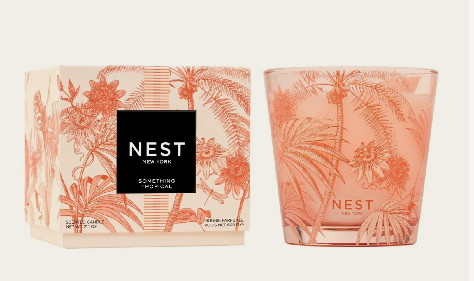 Something Tropical Decorative 3-Wick Candle