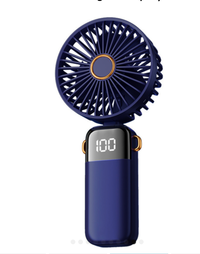 LED digital display fan