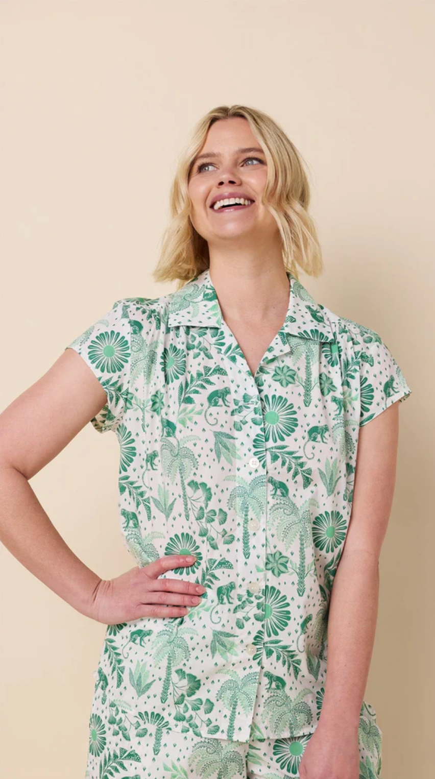 Palmera Luxe Pima Capri Set - Palmera Green