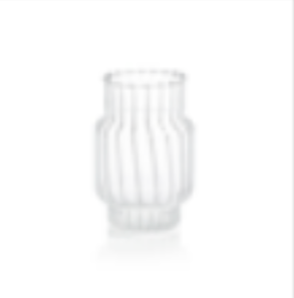 Mimo Clear Optic Glass Vase