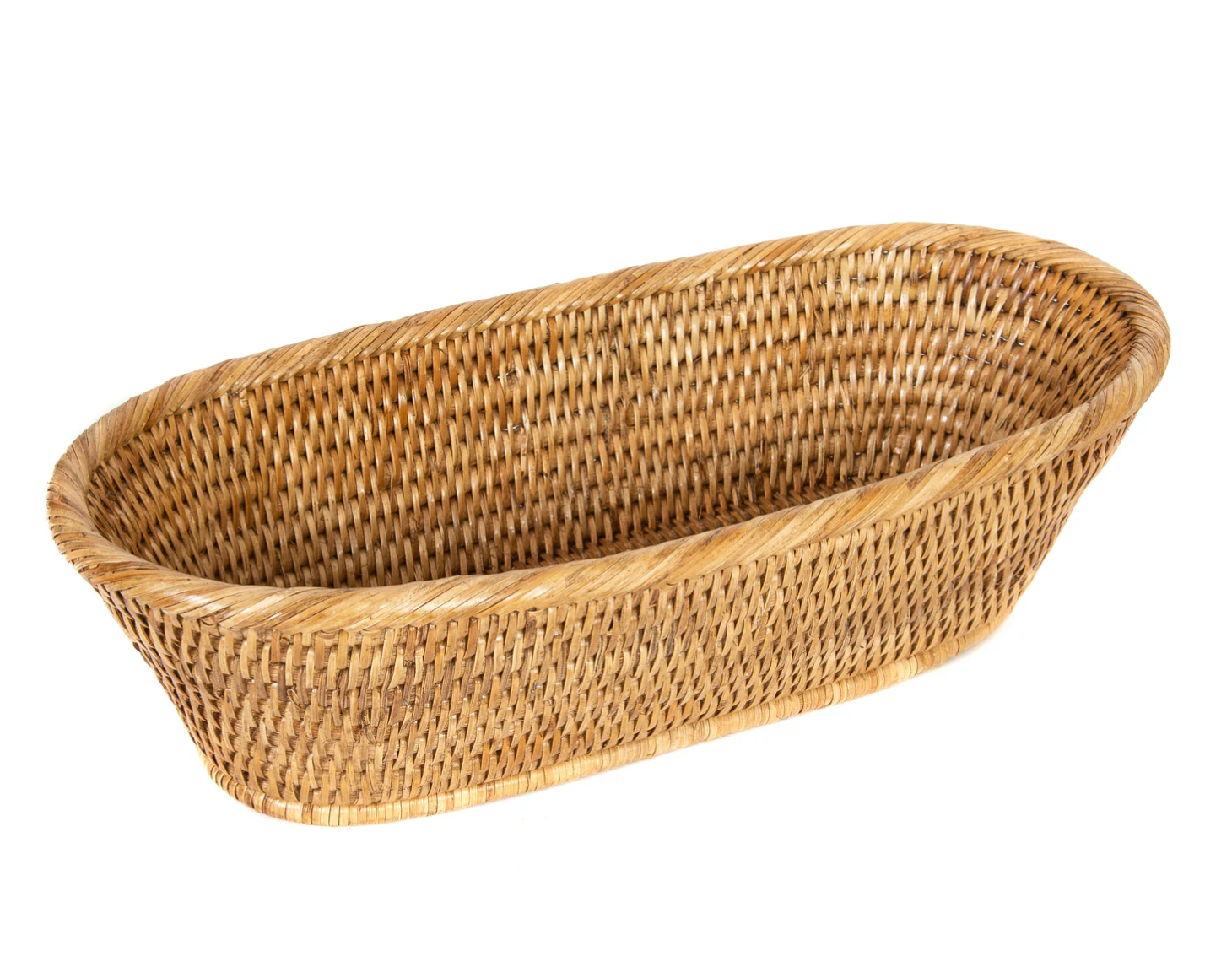 Oval Rattan Bread Basket