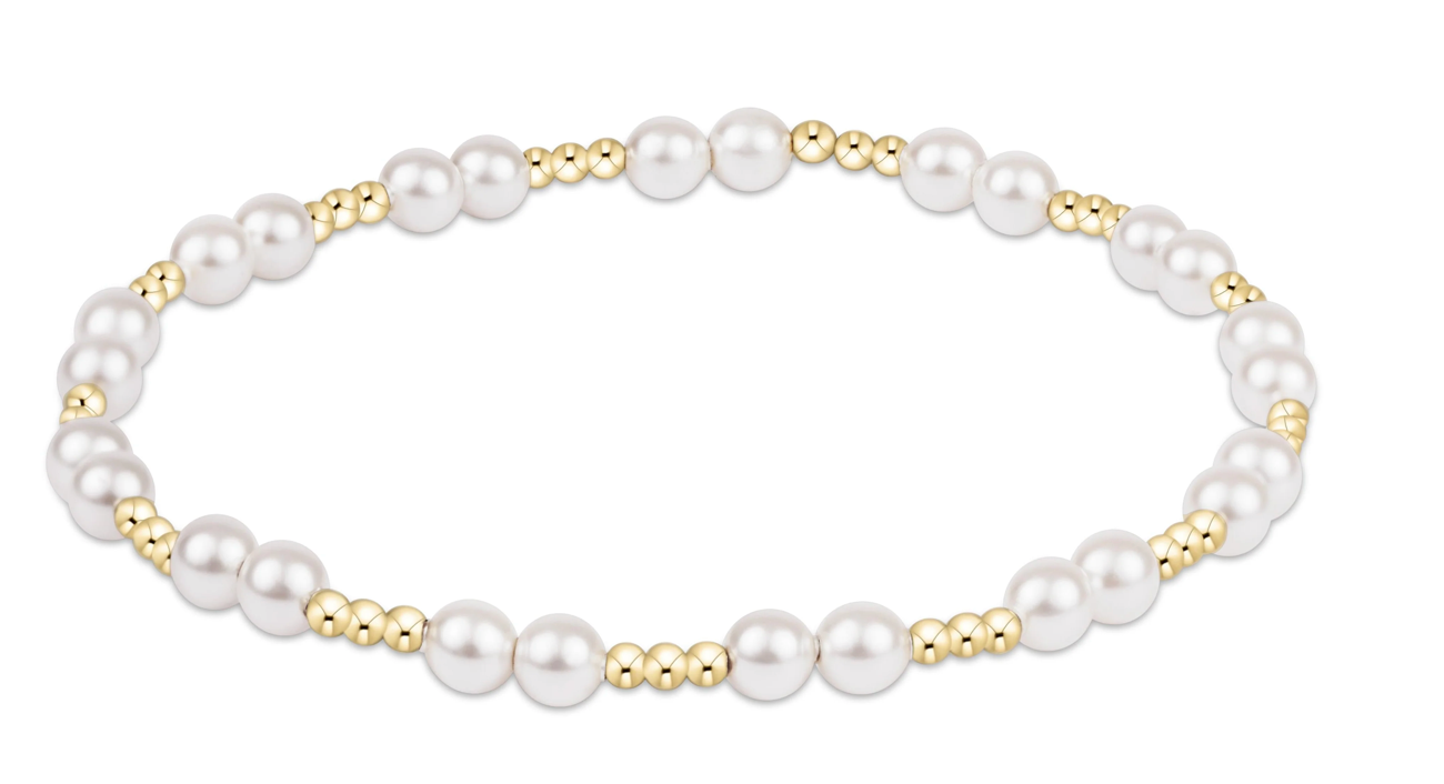 Extends Together Pearl 4mm Bracelet