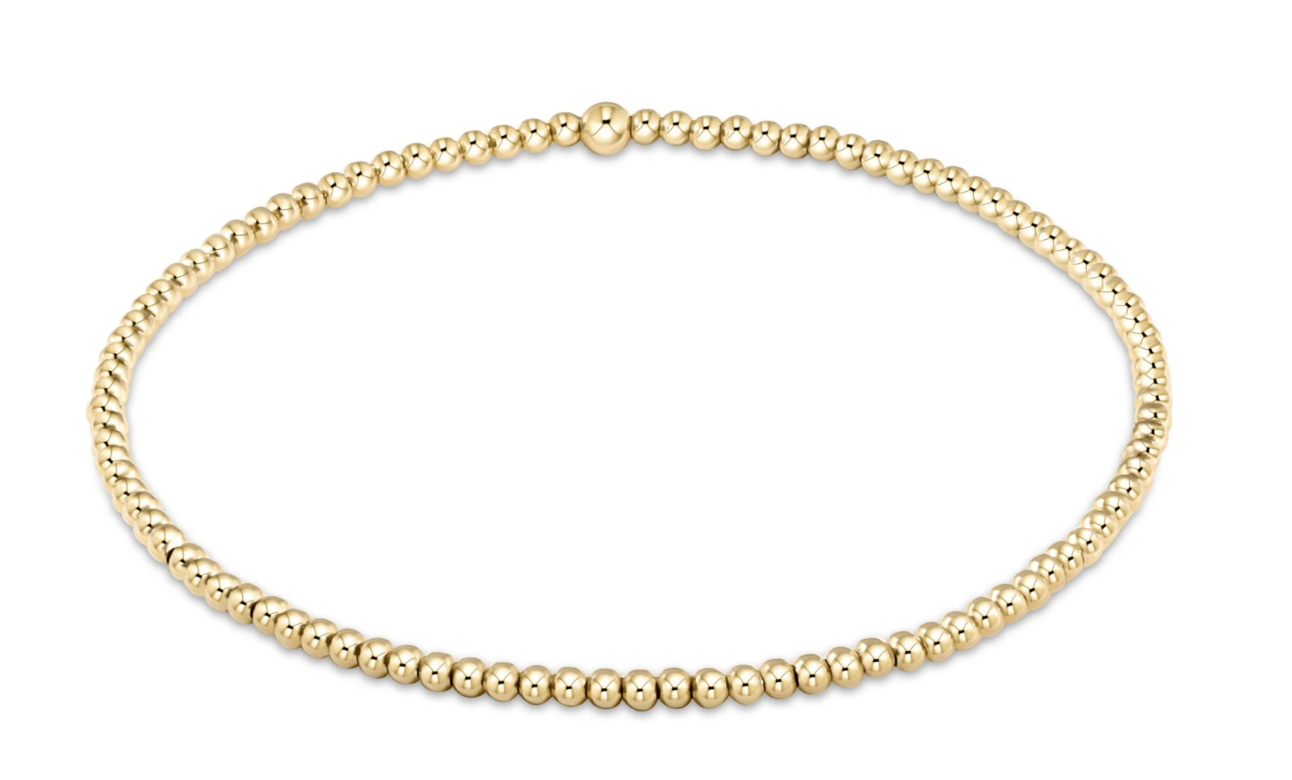 Sincerity Gold 3mm Bracelet