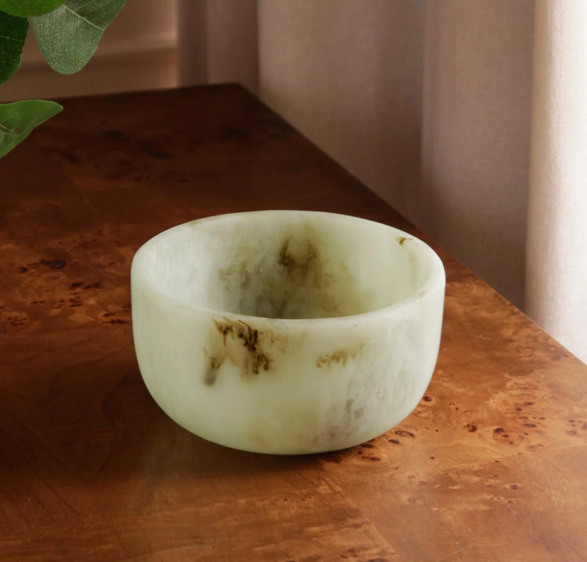 Resin Giada Large Bowl - Jade Swirl