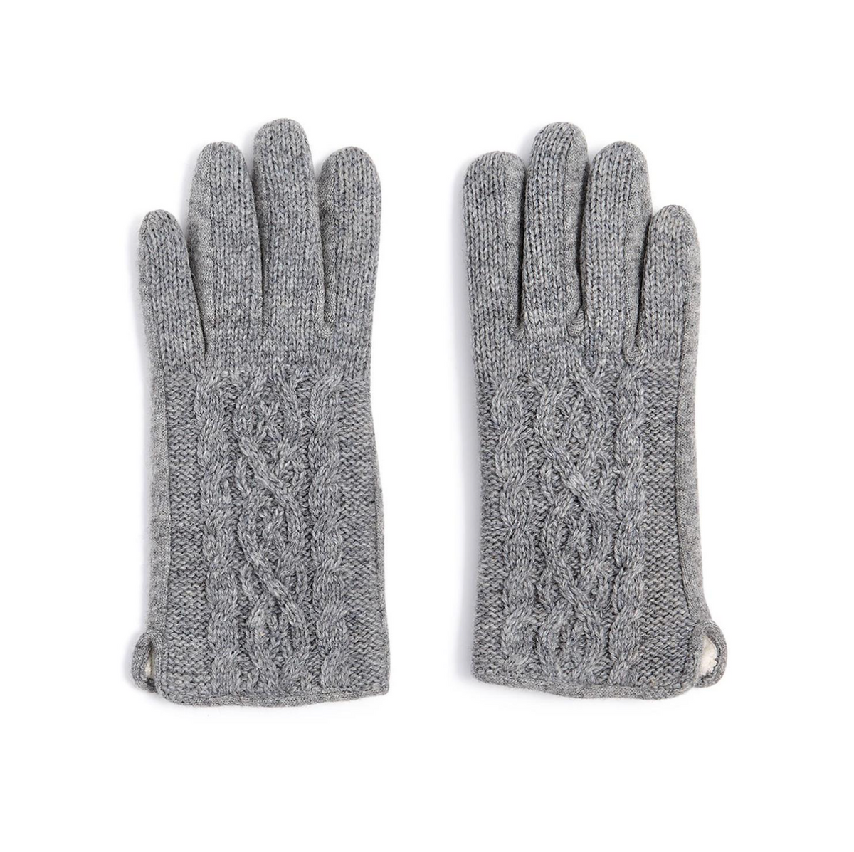 Classic Cable Glove with Microsuede Palm