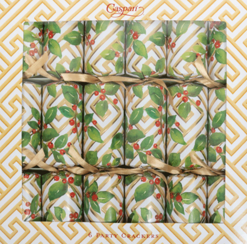 Holly And Fretwork Christmas Cracker