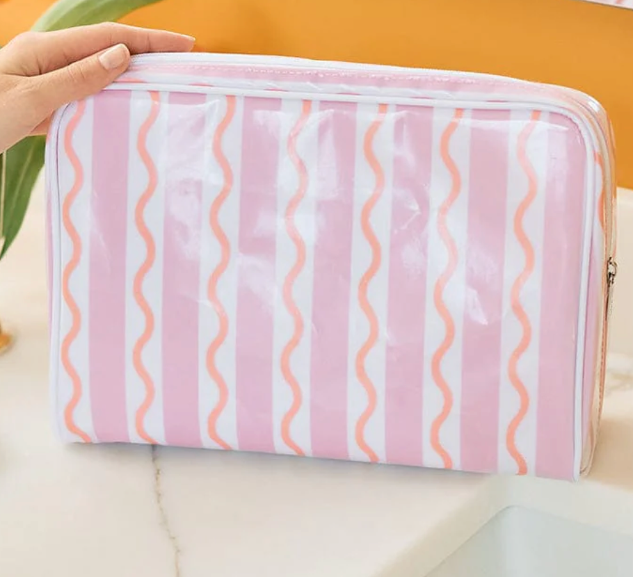 Large Patterned Toiletry Bag