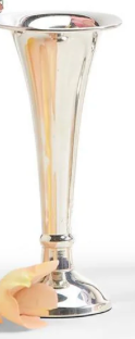 Bagatelles Single Stem Vase - Silver-Plated Brass