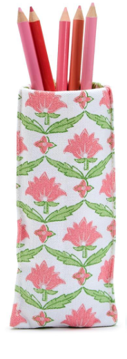 Looking Good Floral Block Print Eyeglasses Holder