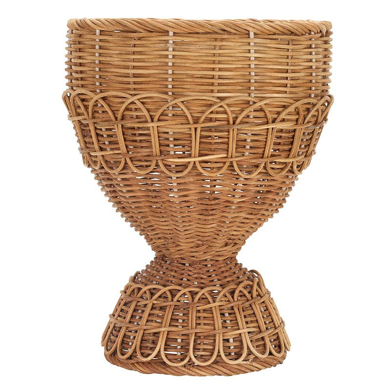Rattan Pedestal Basket
