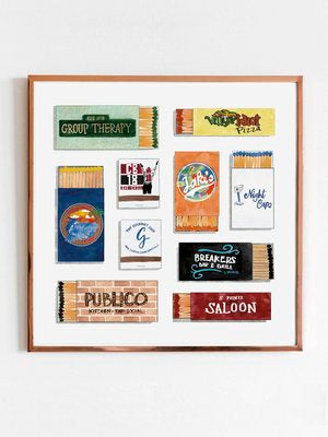 University of South Carolina Matchbook Print