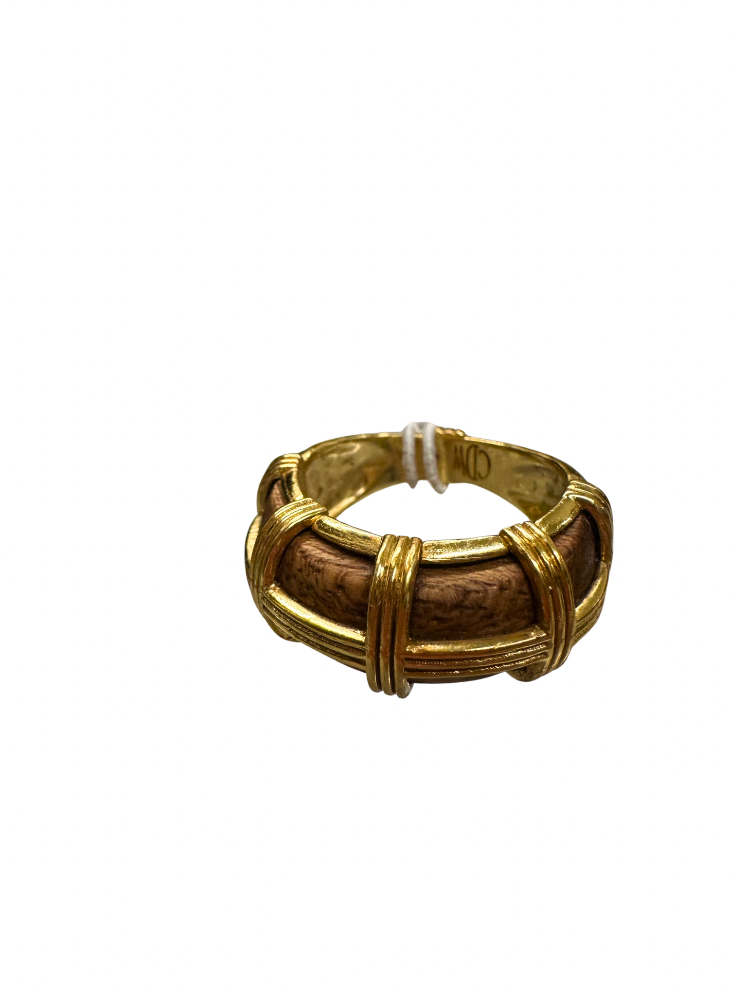 Gaia Caged Ring in Teak