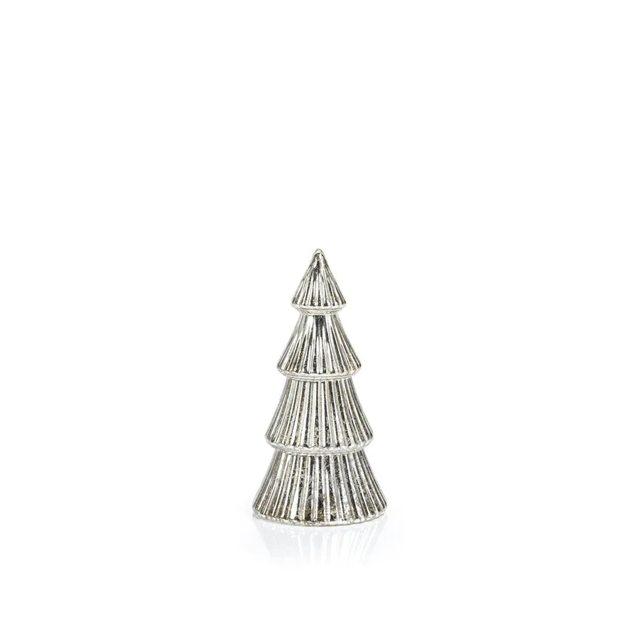 LED Antique Silver Tree