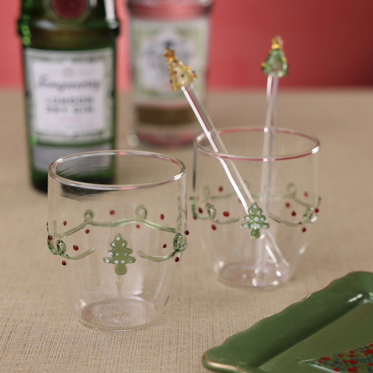 Holiday Spruce All-Purpose Glass Tumbler