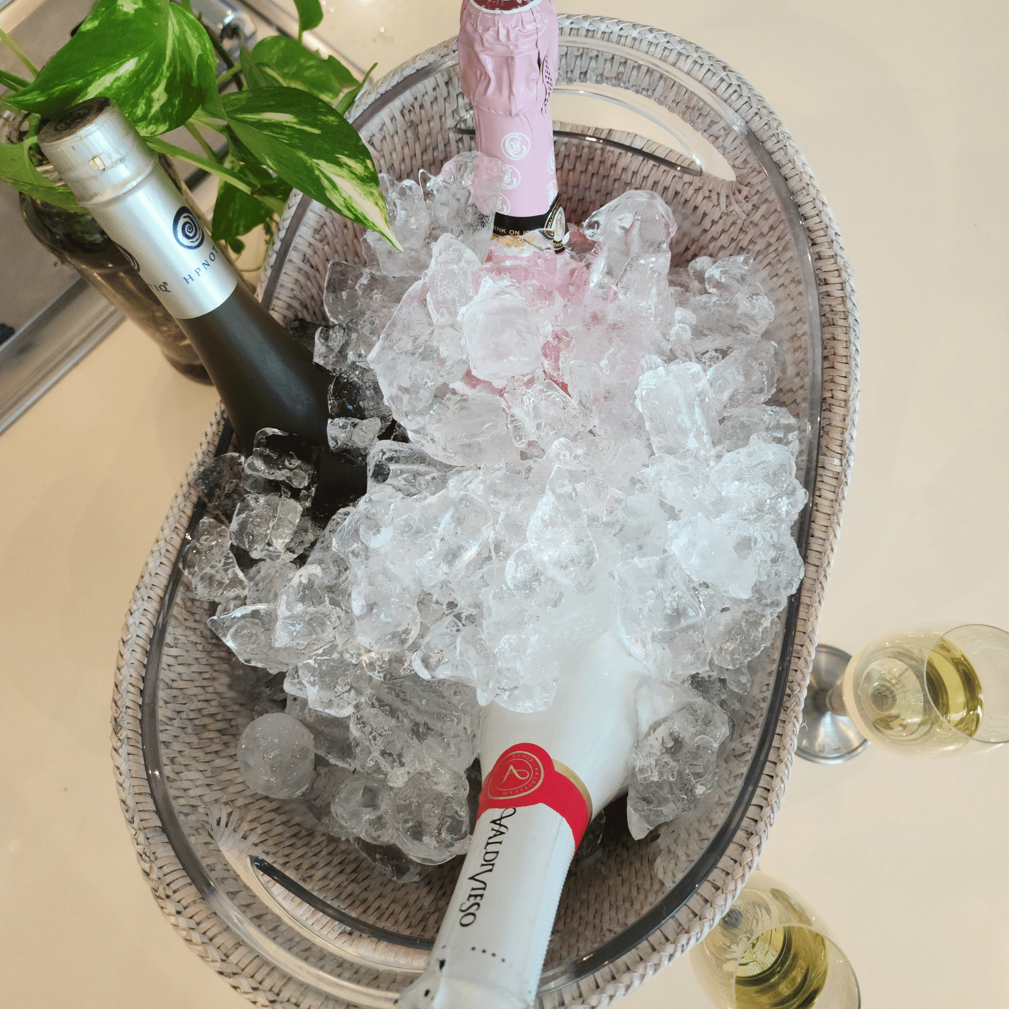Champagne Bucket with Acrylic Insert