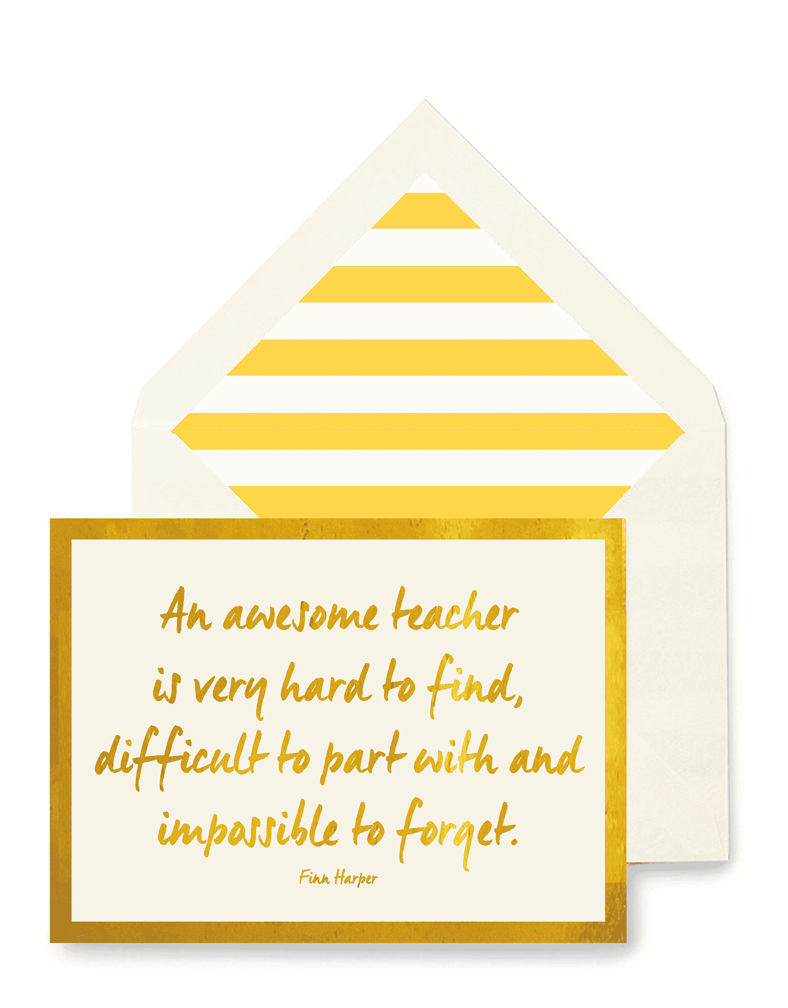 An Awesome Teacher Greeting Card