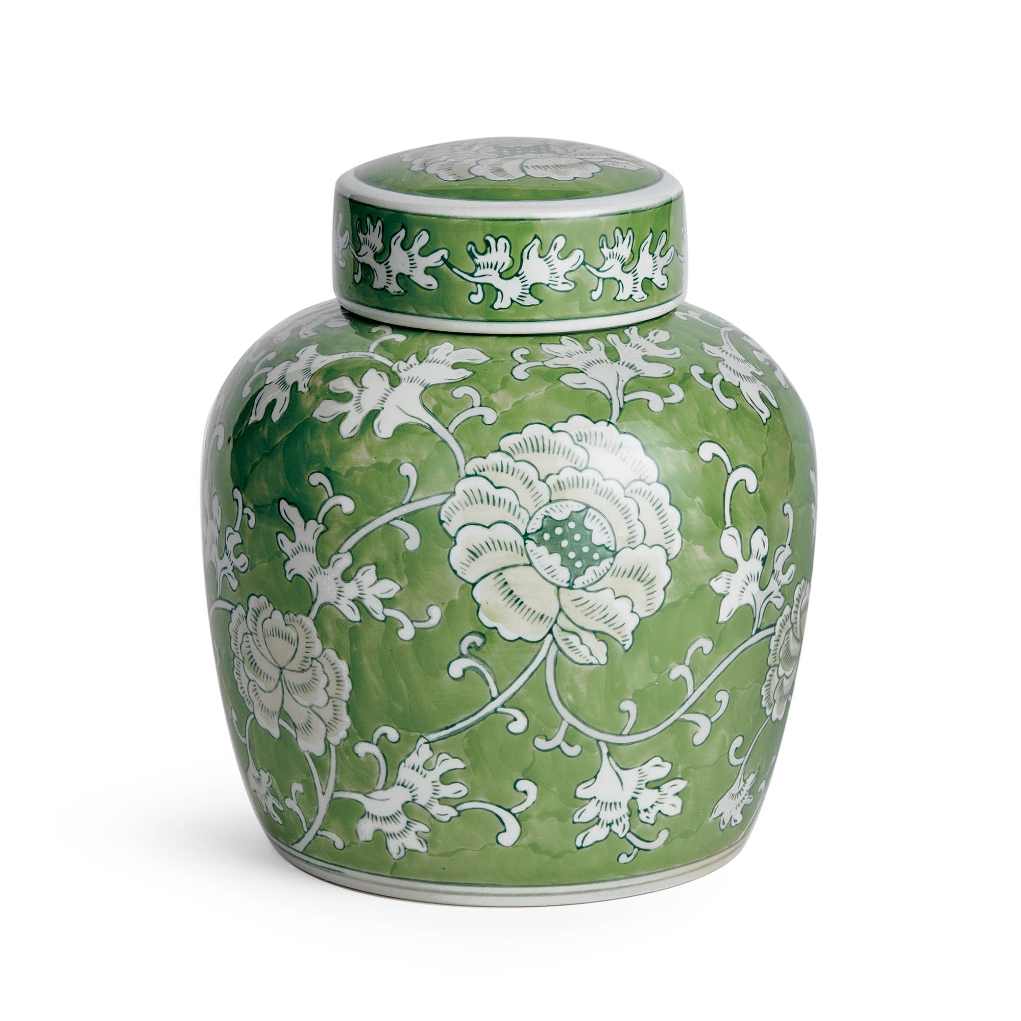 Imperial Lotus Lidded Jar
