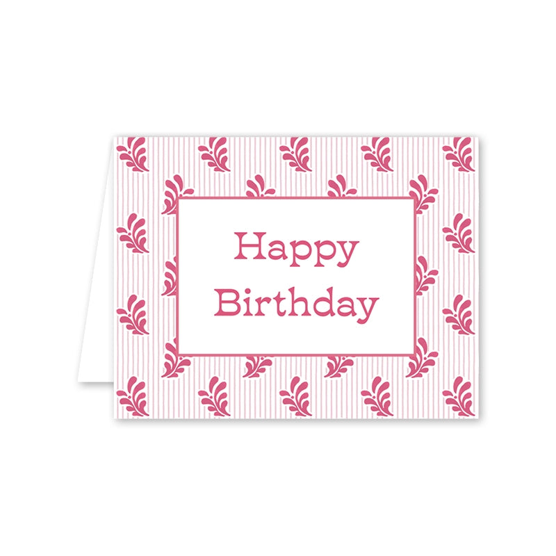 Ceramica Pink Birthday Card