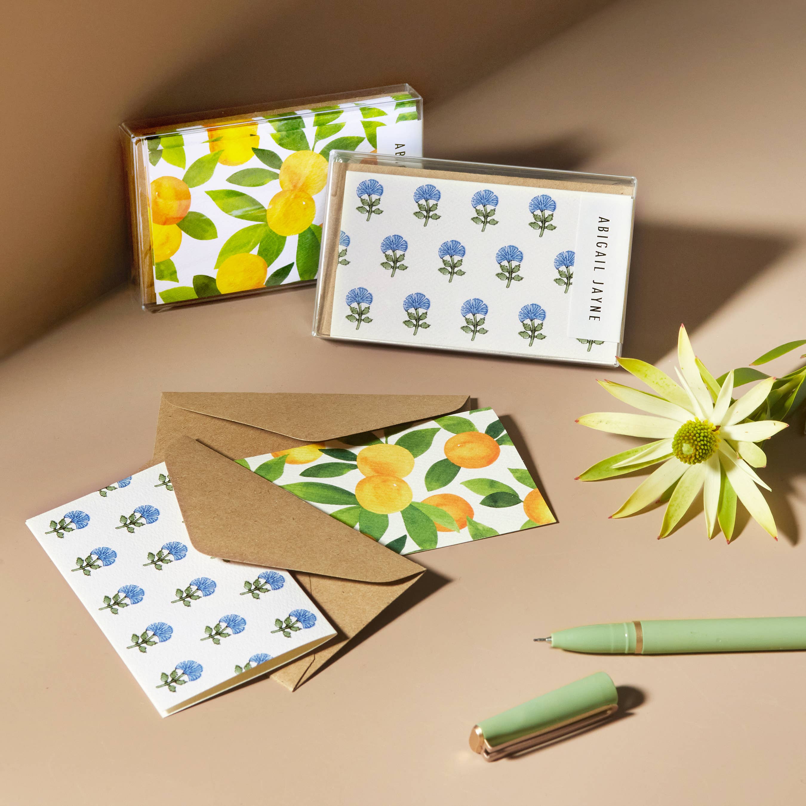 Oranges Mini Cards- Boxed Set of 6 | Blank Everyday