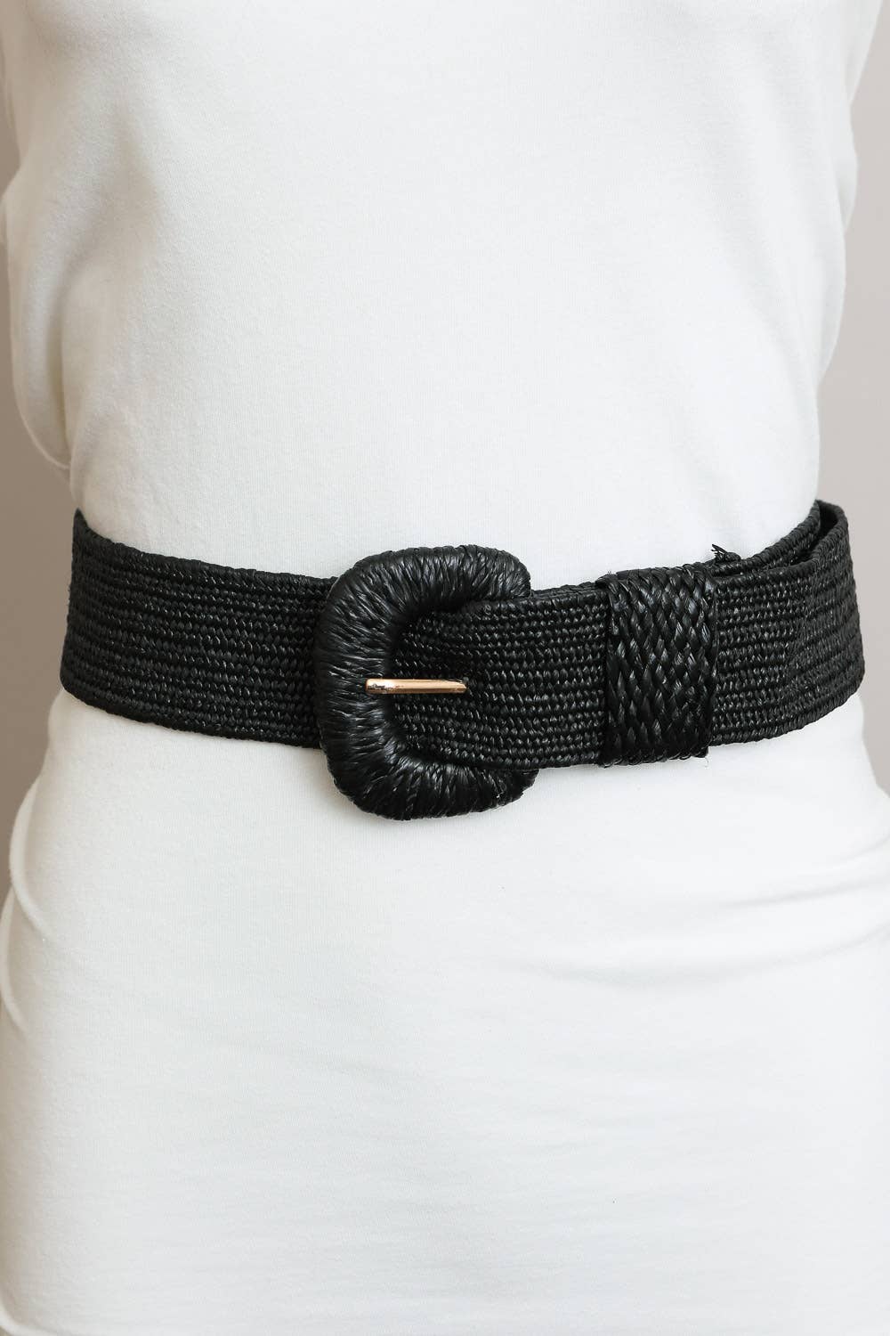 Bestseller Stretchable Raffia Belt