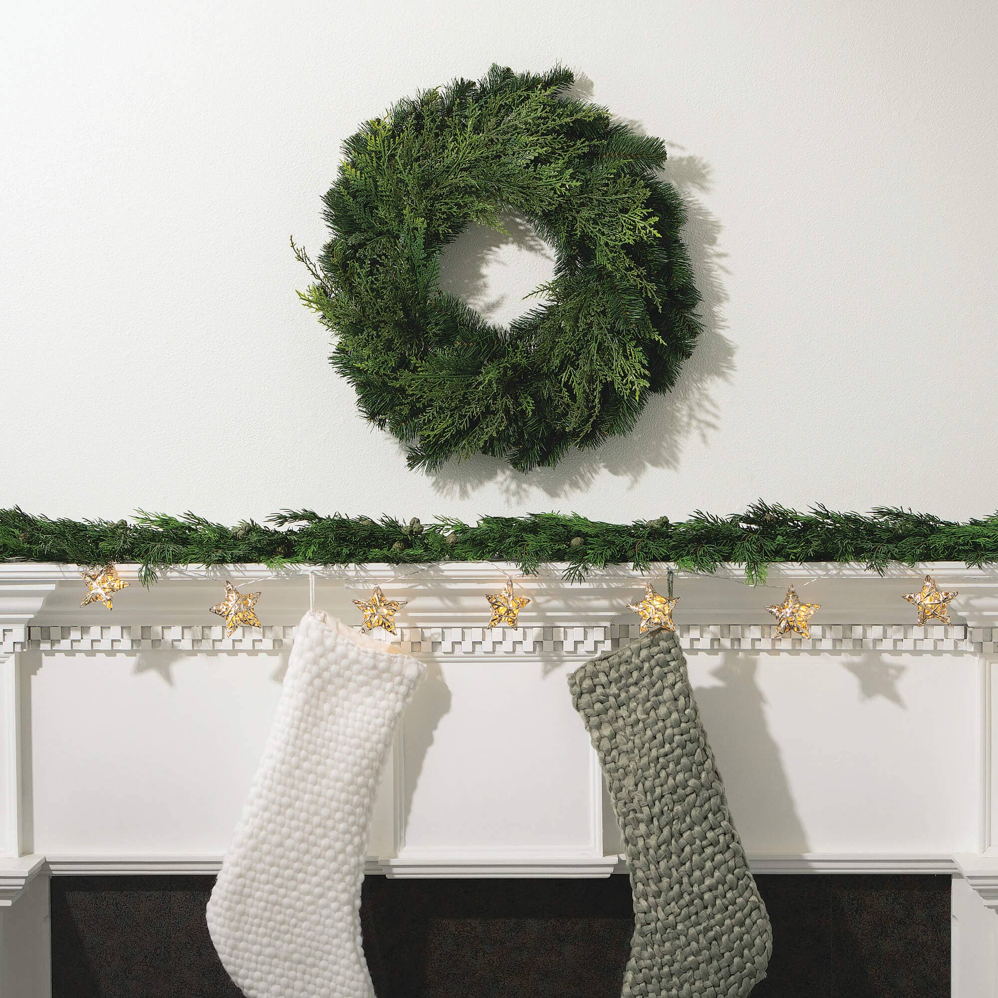 LUSH GREEN DOUGLAS FIR WREATH