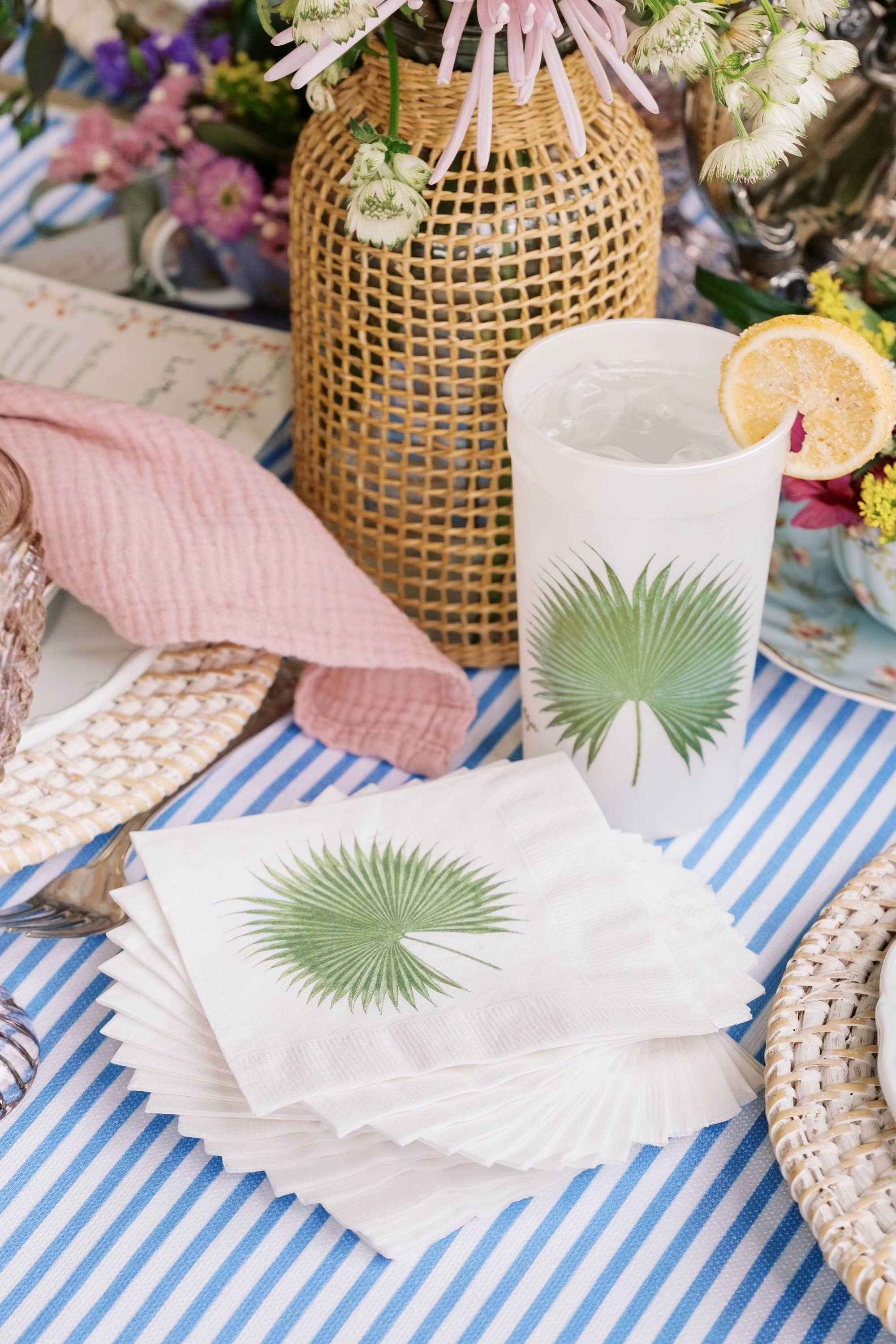 Palm Cocktail Napkins