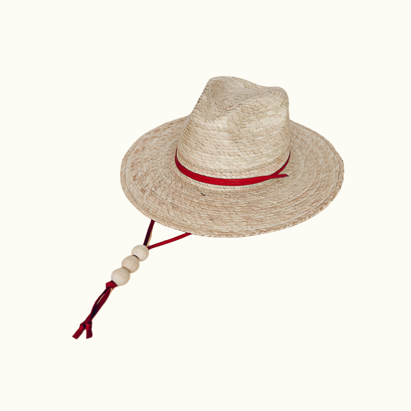 La Playa Straw Fedora Hat Women, sun hats women, chin cord