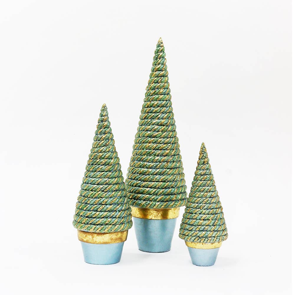 13" Provence Horizontal Cone Tree (Blue Haze)