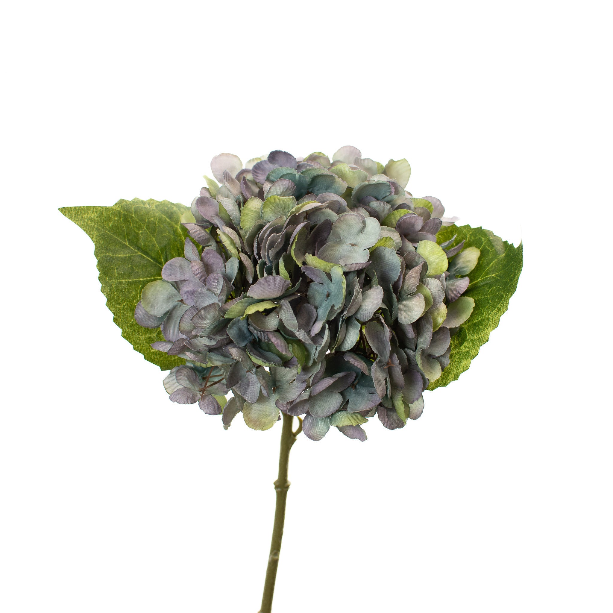 Mills Floral Hydrangea 13' Faux-Blue