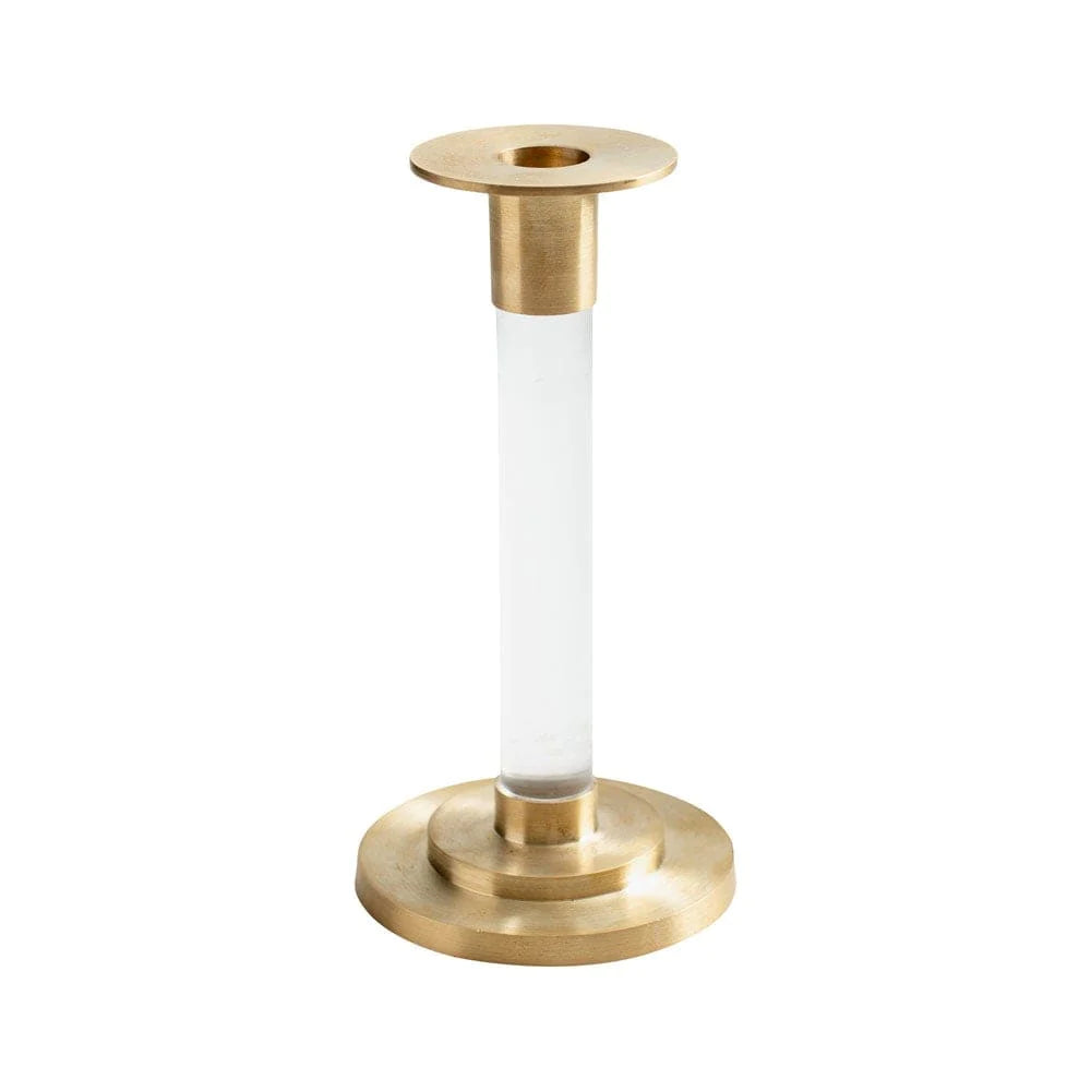 Small Candlesticks Resin/Brass