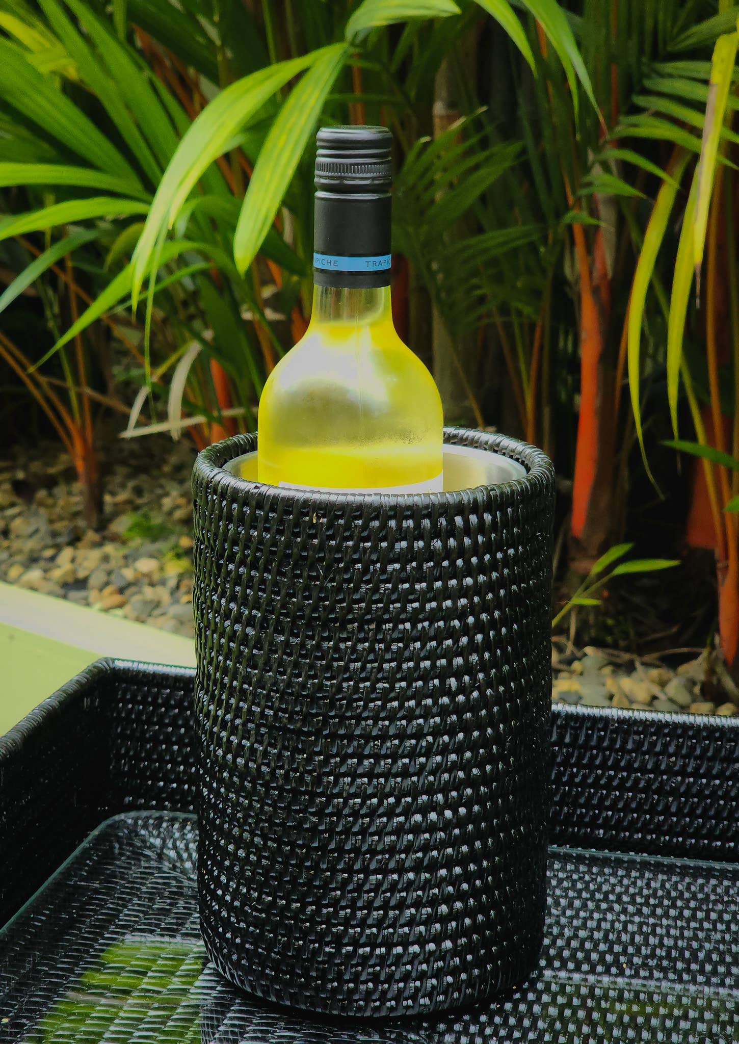 Artifacts Rattan™ Stainless Steel Wine Chiller