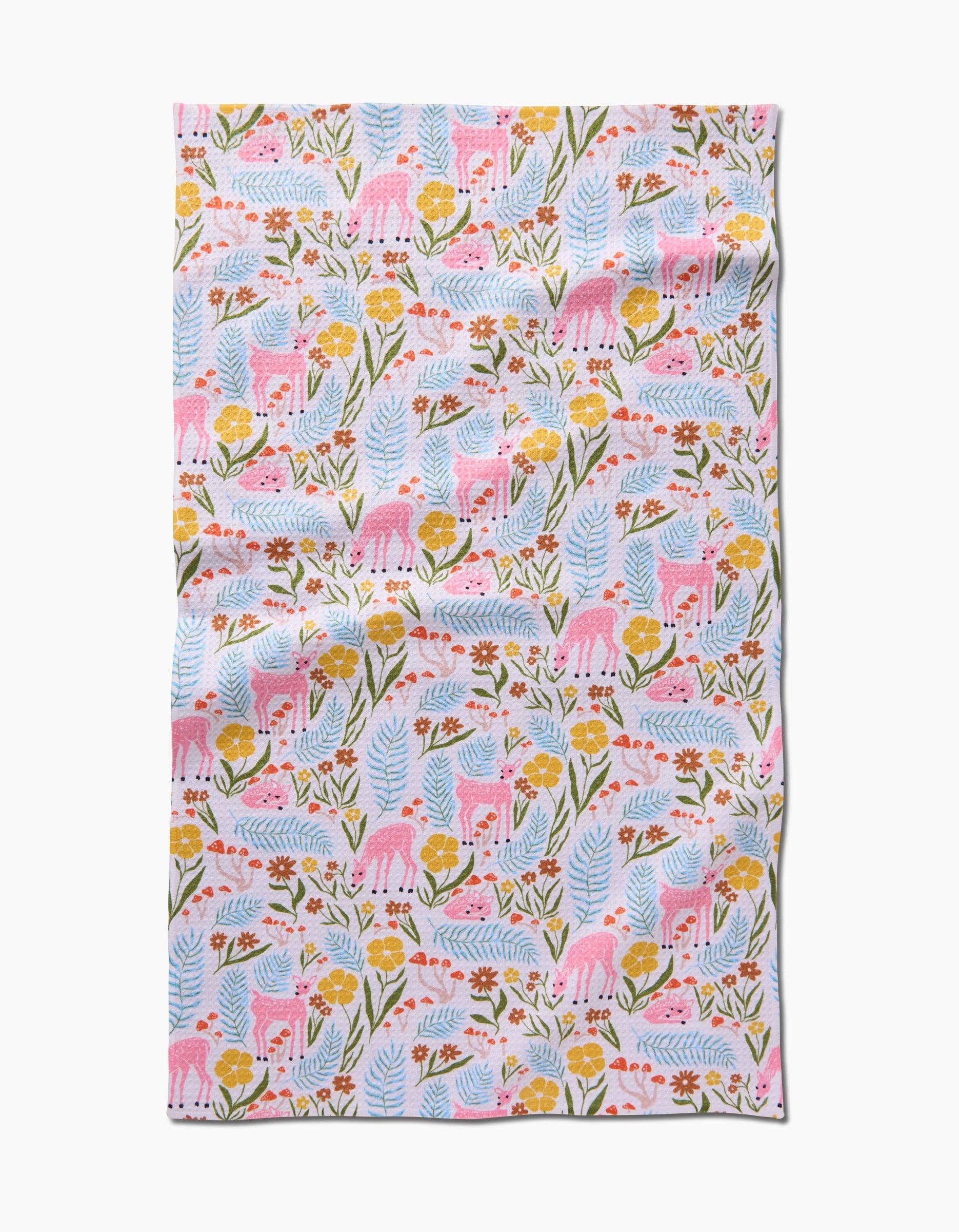 Fern and Fawn Tea Towel