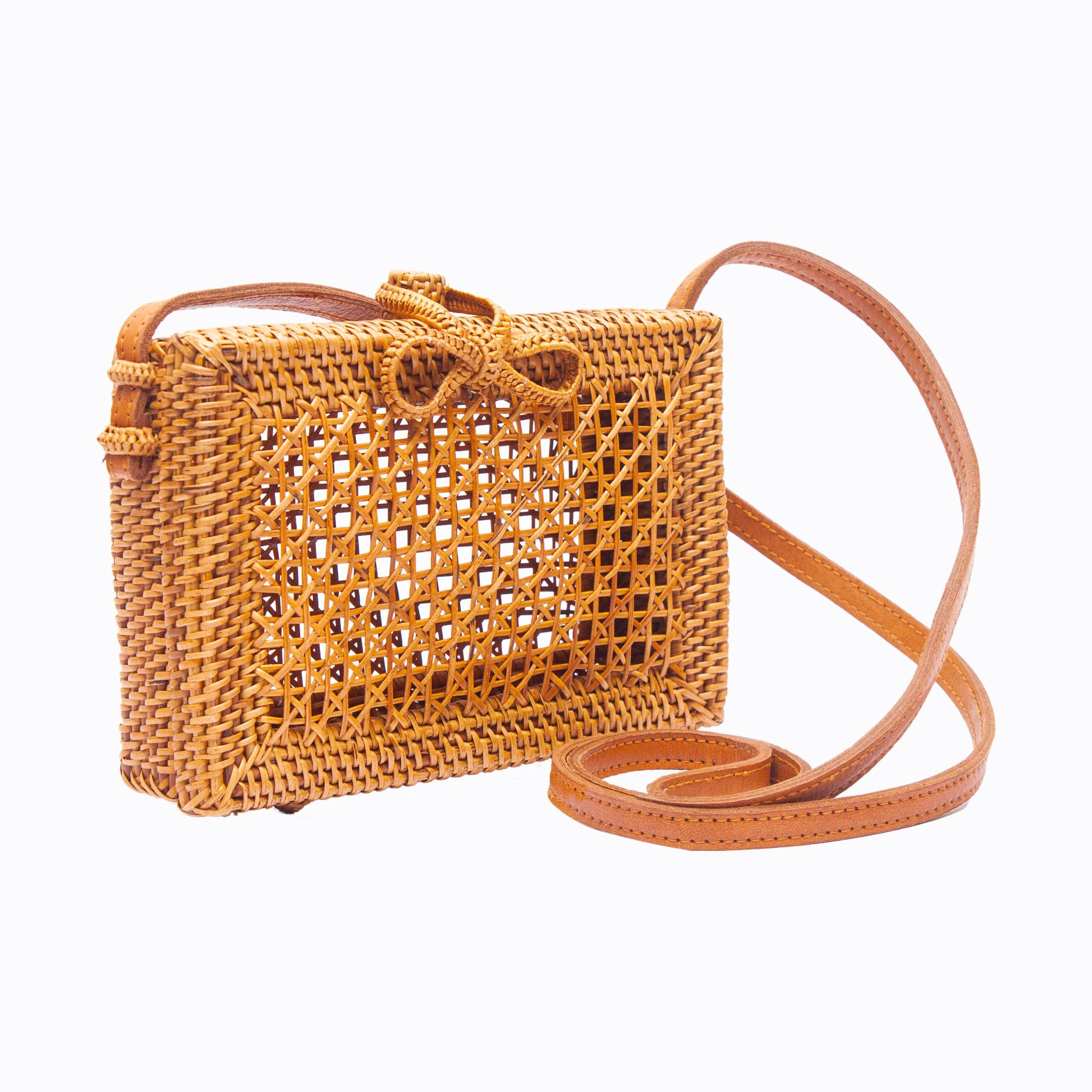 Mesh Rattan Basket