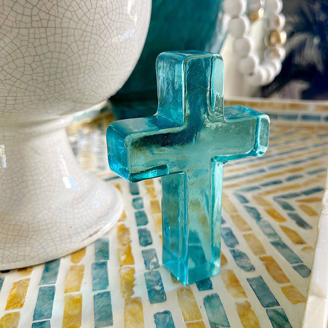 Glass Cross Occasion Gift Box