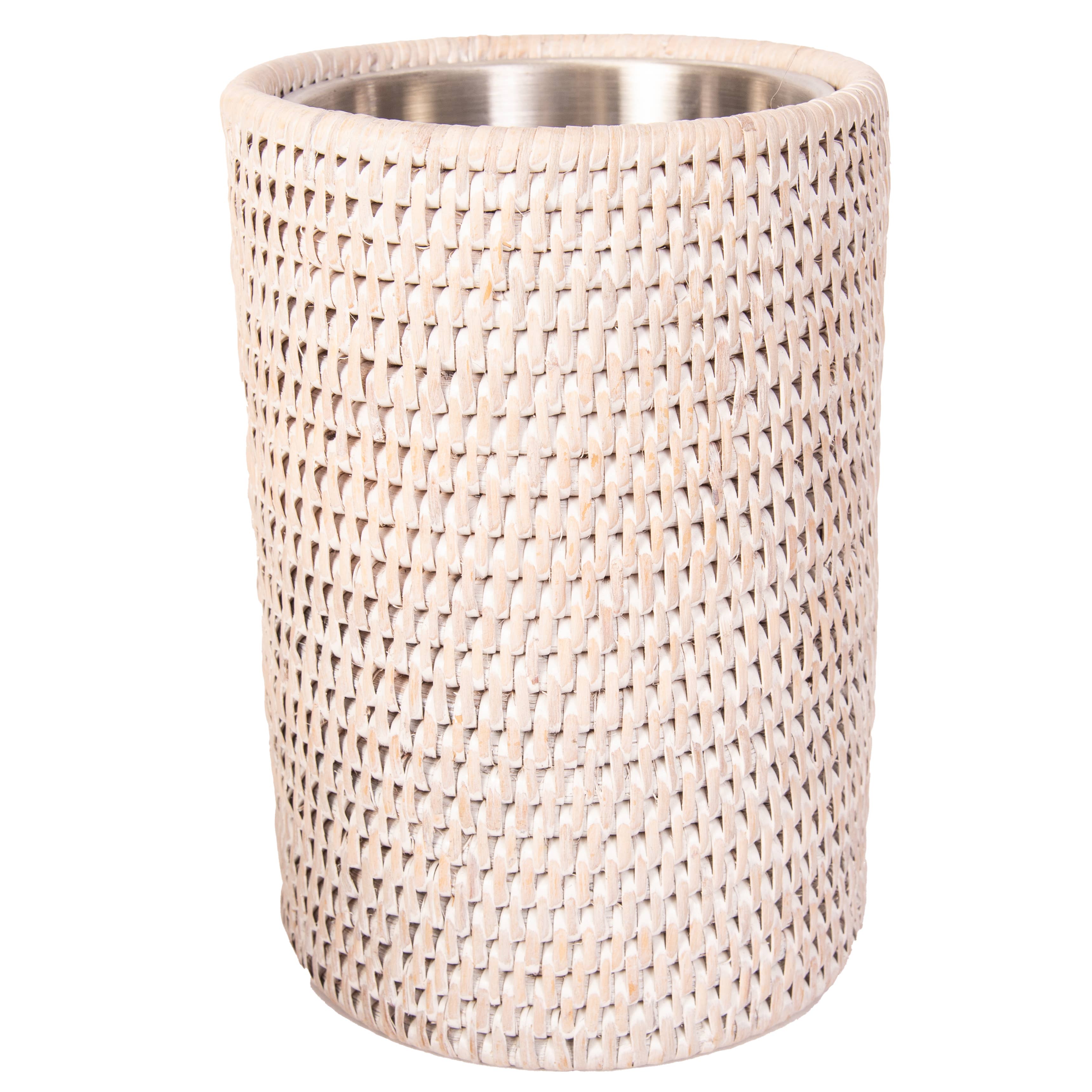 Artifacts Rattan™ Stainless Steel Wine Chiller