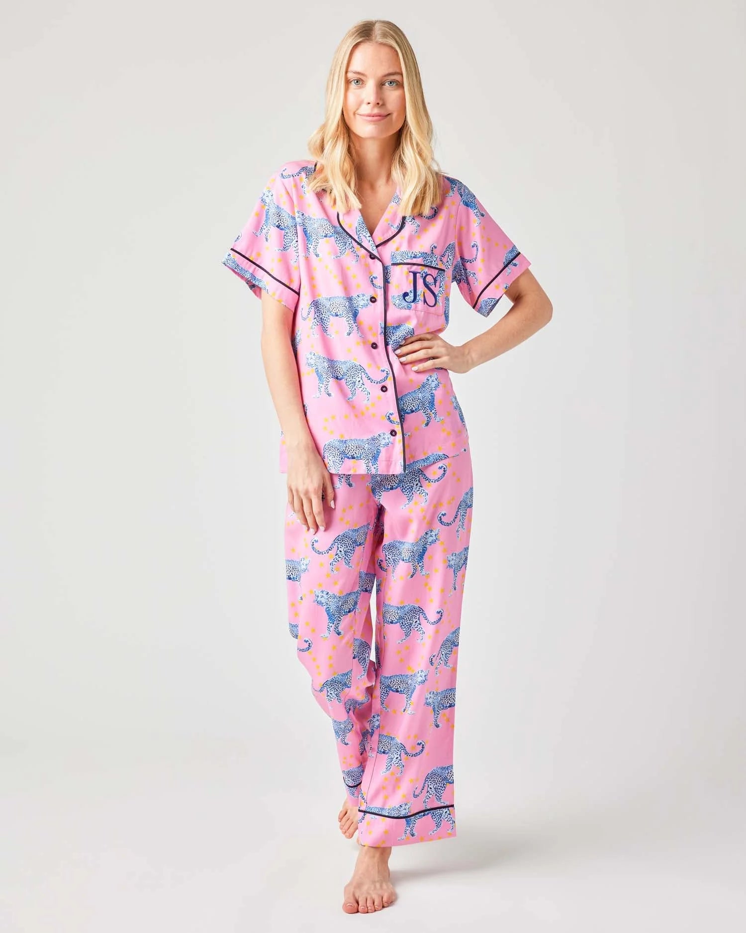 Cosmic Cheetah Pajama Pant Set