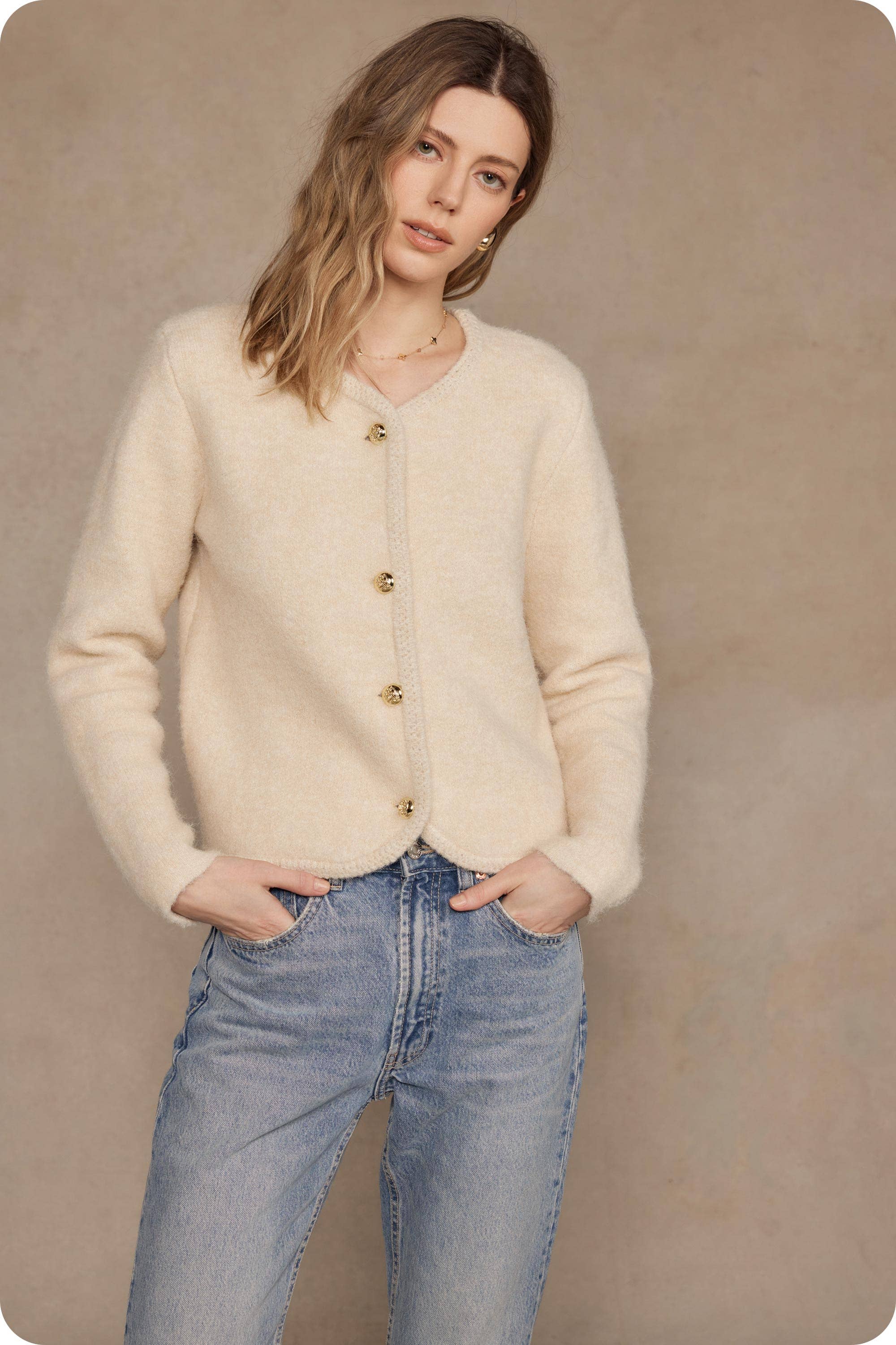 Button Down Cardigan